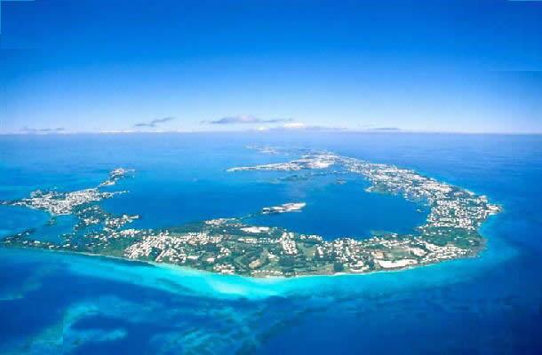 Espectacular imagen Aerea de las Islas Bermudas ISLAS BERMUDAS CRUCEROS BERMUDA VACATION